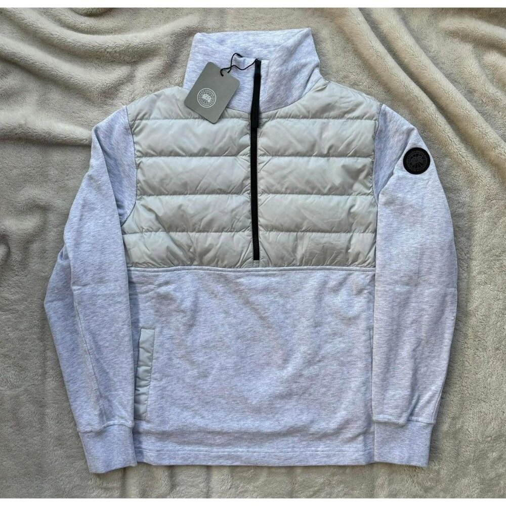 Canada Goose Muskoka Grey Pullover Black Label Badge